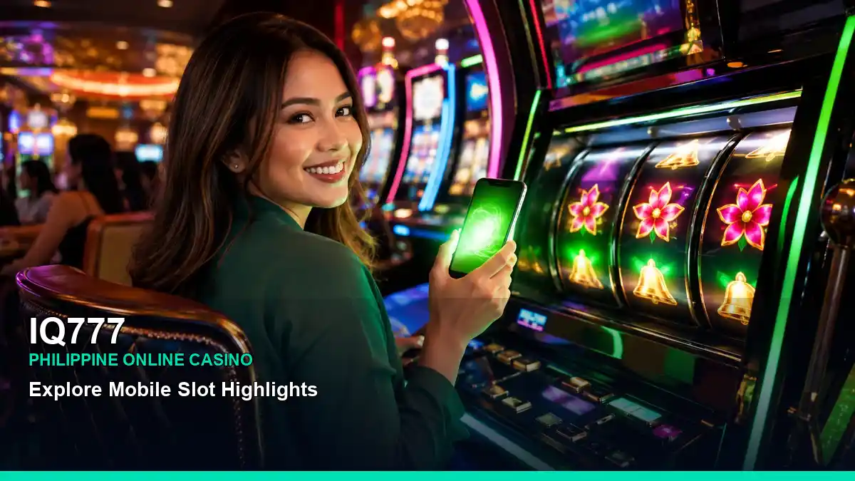 First-deposit promotion scene featuring an adult casino presenter for Philippine players